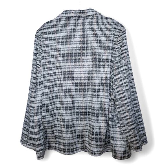 3 FOR $25 - *NEW* WONDERLY Knit Houndstooth One-Button Blazer - Size 4X - Picture 3 of 7